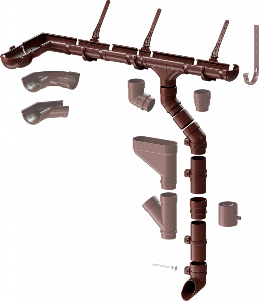 Монтаж водосточной системы на крыше своими руками: пошаговая инструкция установки водостока, фото